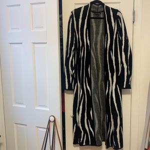 Banana republic zebra duster